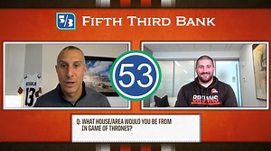 35K views · 576 reactions | Nathan Zegura gets offensive lineman JC Tretter in the hot seat to answer as many rapid fire questions as he can in 53 seconds! | Cleveland Browns | Facebook