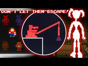 FNAF: INTO THE PIT | CUT CONTENT MINIGAME SECRETS AND EASTER EGGS