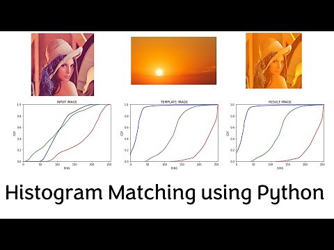 Python#23 Histogram Matching using Python