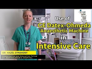 Use of GE Anaesthetic Machine in Intensive Care
