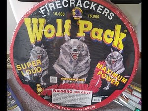 16,000 Roll Wolf Pack Firecrackers