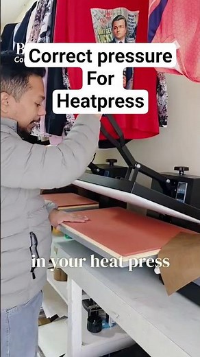 Heatpress Correct Pressure tip