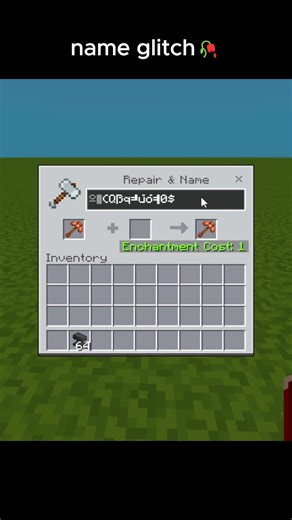 Minecraft Nametag Glitch Moment