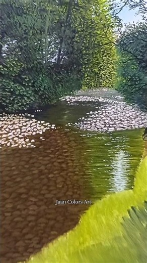 Painting Hyper-RealisticUnderwater Rocks#artlessons #satisfying#painting #realism
