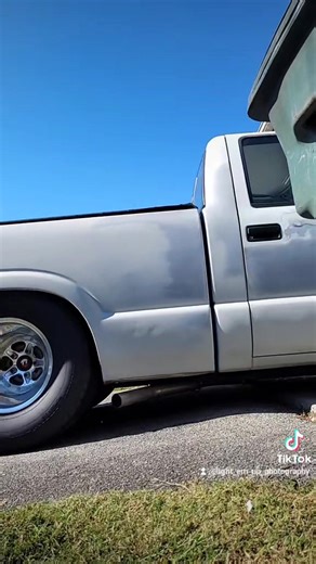 Single Cab, Small Block S10. Just listen to that sound! Go Follow the TikTok! | Light Em Up Photography