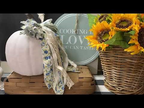 5 EASY & SIMPLE WAYS TO MAKE FRENCH COUNTRY SHABBY CHIC FARMHOUSE BOWS! DIY RAG MESSY BOW! (186)