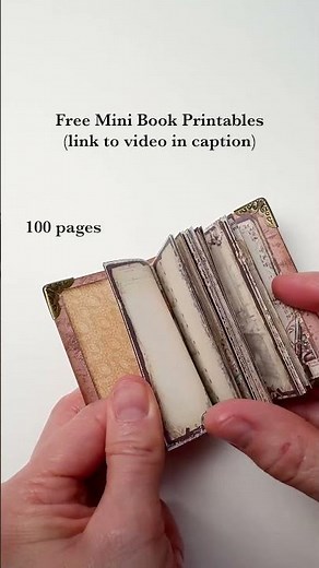 Free mini book printables. Watch here: https://youtu.be/Iaa-UbH8RKk