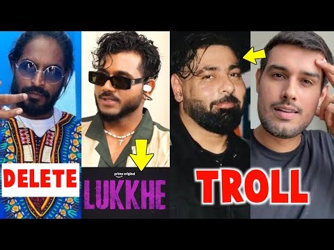 What! Emiway Bantai DELETED His Popular Songs GRIND? |Dhruve Rathee TROLL Badshah|King LUKKHE Teaser