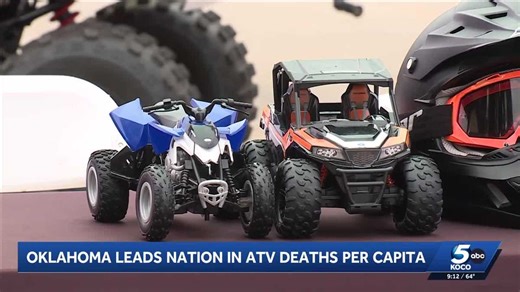 Oklahoma leads the nation in deadly ATV crashes per capita