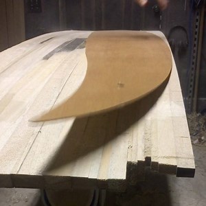 I build Balsa Wood surfboards. I build them the way my father taught me to. The way he started to build them in the early 1950's. I end up with scraps from those builds. It's spring cleaning and weeding the garden time... the scrap Balsa pile was pretty good size. Figured there might be enough for another board in there if merchandised correctly. Follow along this weekends project and see how this 6'5" classic T.Martin design Speed Fish comes to life. #lovewhatyoudo #WHPhowicreate background tun