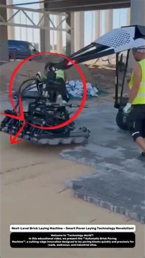 Next-Level Brick Laying Machine – Smart Paver Laying Technology Revolution!