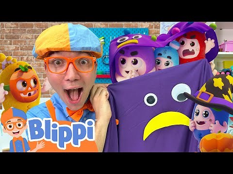 Blippi Makes a Halloween Costume with ‪@Minibods‬ | BRAND NEW! | Educational Videos for Kids