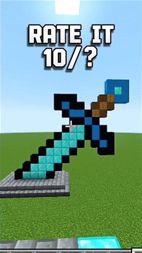 Minecraft Easy Diamond Sword Build ⚔️🔥💎