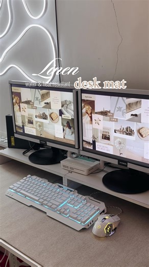 Premium Quality Linen Desk Mat for Aesthetic Vibes