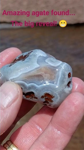 Amazing agate discovered early Spring....The big reveal!