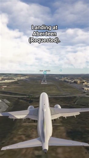 landing at Aberdeen, Scotland Requested