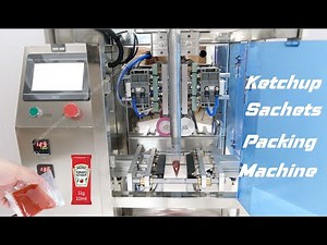 ketchup sachets packing machine from TECHINERY
