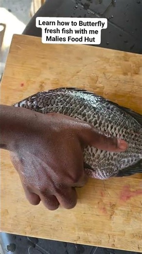 learn how to butterfly fresh fish with me