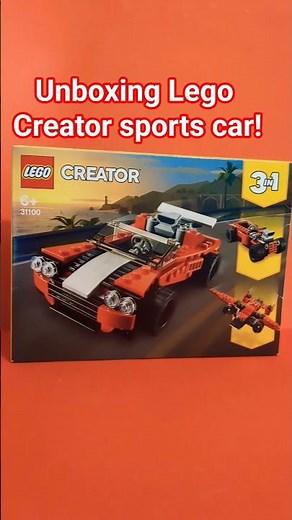 Unboxing Lego Creator sports car set! #mbninjastudio #legocar #legoset #roadto10k #legocreator