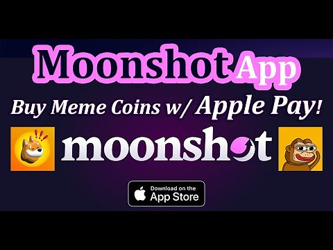 Moonshot App Lets You Buy Solana Meme Coins with Apple Pay (Could this help Onboard the Masses?)