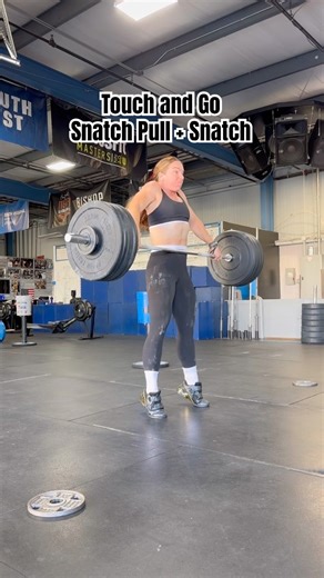 Touch and go snatch pull + snatch, movement demo video