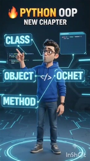 Python OOP Starts! 🚀 Class vs Object Explained Simply