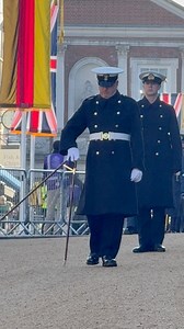 Counting the number of feet between each soldier at Windsor castle German state visit #germanstatevisit #navy #windsorcastle | Marks London reels