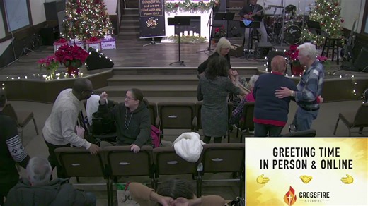Welcome to church! Let's celebrate!! Responsive Reading: Based on Psalm 100 Song List: I Speak Jesus Praise Thank God How Great is Our God / How Great Thou Art Goodness of God Gratitude Worthy of It All Joy Won't He Do It "The Lord has done great things for us, and we are filled with joy." Psalm 126:3 Tithes & Offerings: We can receive your giving in many ways! In Person - cheque, cash, debit/credit Online - search for Crossfire Assembly at www.canadahelps.org E-transfer - office@crossfireassemb