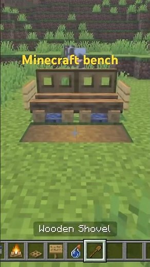 How to build a bench in Minecraft