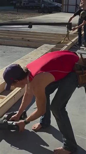 framing out walls. #construction