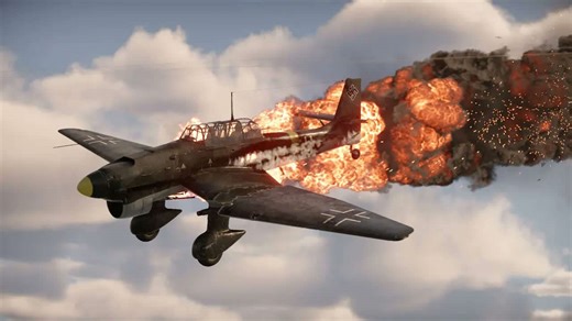 Watch German Stuka bombers dive toward British targets in Malta - "Pure chaos"