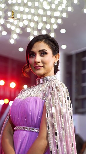 Stunning ✨💜 #MerilProthomAloAward