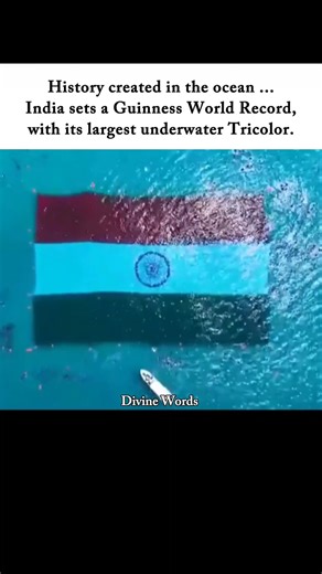 India’s Underwater Tricolor Creates Global History 🏆🇮🇳 #india #worldrecord #globalhistory #tricolor