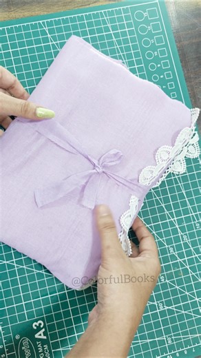 DIY Book Cover #yt #diy #bookcoverdesign #embroidery #shorts #youtube #books