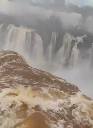 Iguazu Falls After Heavy Rain: A Natural Spectacle #Brazil