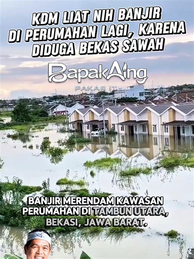 Banjir Di Perumahan Tambun Utara Bekasi: Evaluasi KDM