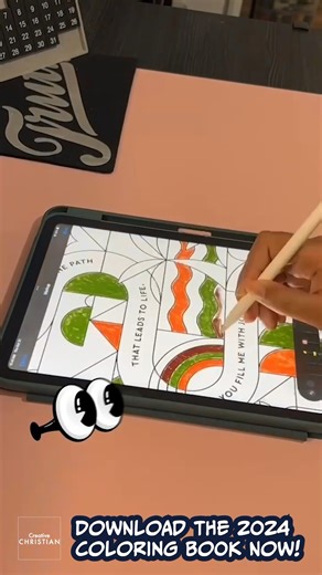 6.3K views · 377 reactions | Enjoy these relaxing coloring sessions from the 2024 Creative Christian Planner! It was a colorful year, wasn’t it? If you loved your 2024 coloring pages, and want to explore coloring them again (either on paper, or digitally like these friends), make sure to download the 2024 Creative Christian Coloring Book: https://incmedia.org/creative-christian-planner/coloring-pages/ Let’s get creative, Christians! | INC Media | Facebook