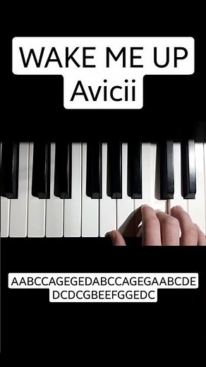 ☺Wake me up🤗{Avicii} Piano Tutorial