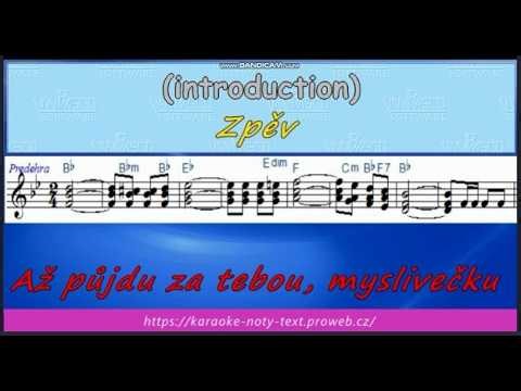 Až půjdu za tebou, myslivečku zpěv
