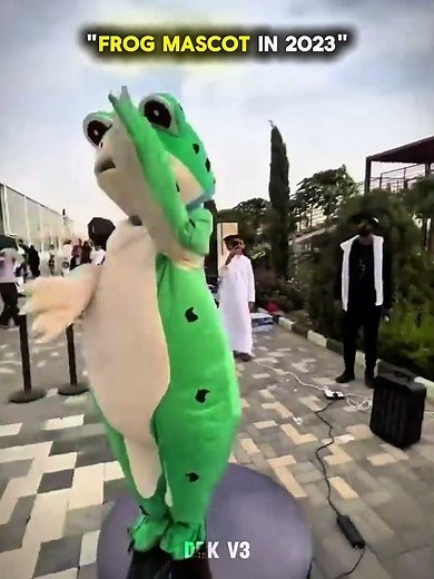 Frog mascot in 2023 Vs Now ☠️