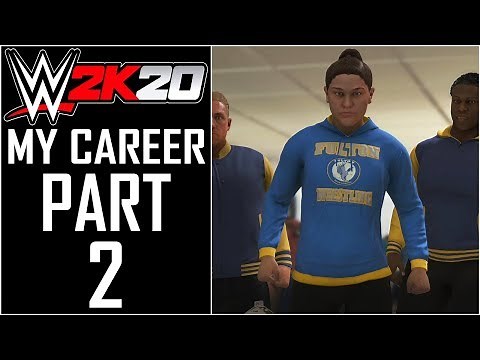 WWE 2K20 - My Career - Let's Play - Part 2 - "High School" | DanQ8000