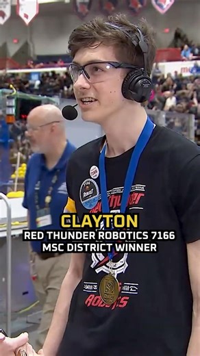 Red Thunder Robotics 7166 at the 2026 MSC week 7 event!