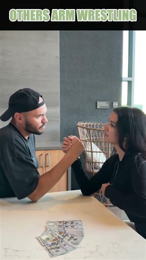 Others arm wrestling Vs This Guy ☠️#trollface #trollfaceedit #armwrestling #strength #trending