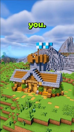 Minecraft Starter Castle 🏡 #minecraftbuilding