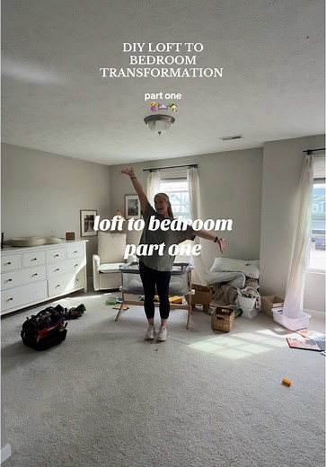 DIY Loft to Bedroom Transformation: A Family Project