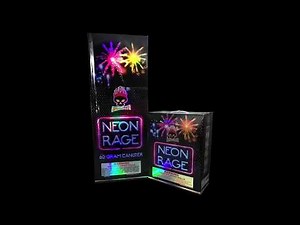 GREAT GRIZZLY | NEON RAGE 12 OR 24 SHELLS BY MEGABANGER | ARTILLERY SHELL KITS WITH FIBERGLASS TUBES