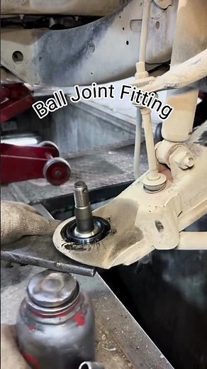 Ball Joint Fitting without Hydraulic Press 🛠️. #shortsfeed #automobile #ytshorts #trendingshorts