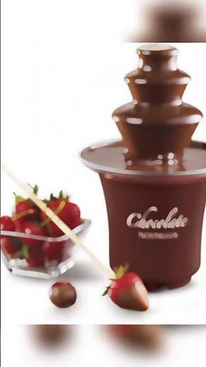 "Nostalgia 3-Tier Chocolate Fondue Fountain - Melts Cheese, Candy & More for Parties" link descri📌📌📌