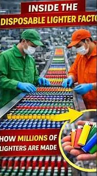 Inside the Lighter Factory 🔥 | How Lighters Are Made