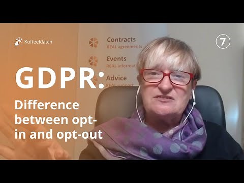 GDPR: The differences between opt in and opt out
